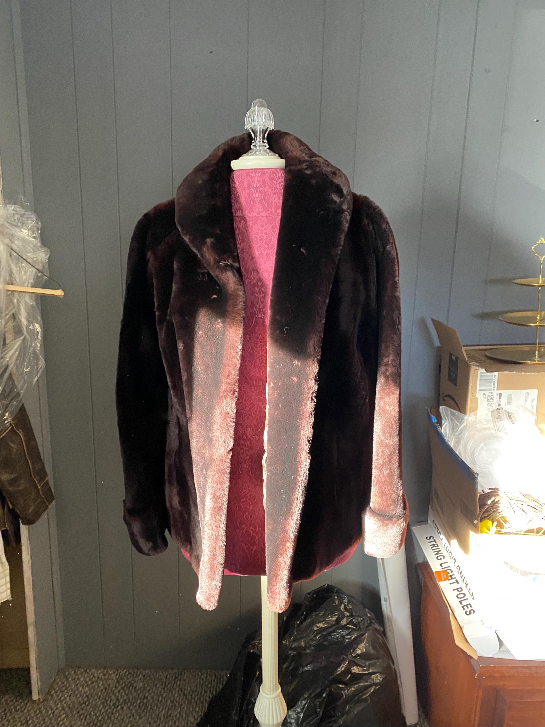 ミリー フェイクファーコート ヴィンテージフェイクファーコート：1930年代～1950年代シルエット