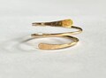 14k gold ring, gold wrap ring, gold jewelry, gold adjustable ring, hammered gold ring, gold filled ring
