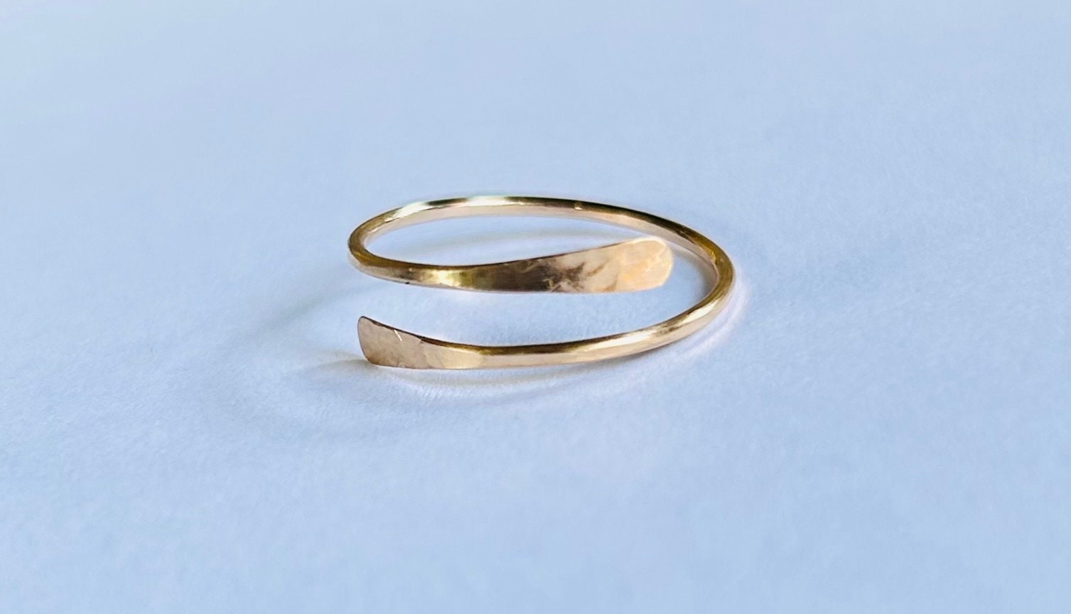 Single 14k Yellow Gold Stackable Rings – The Golden Bear