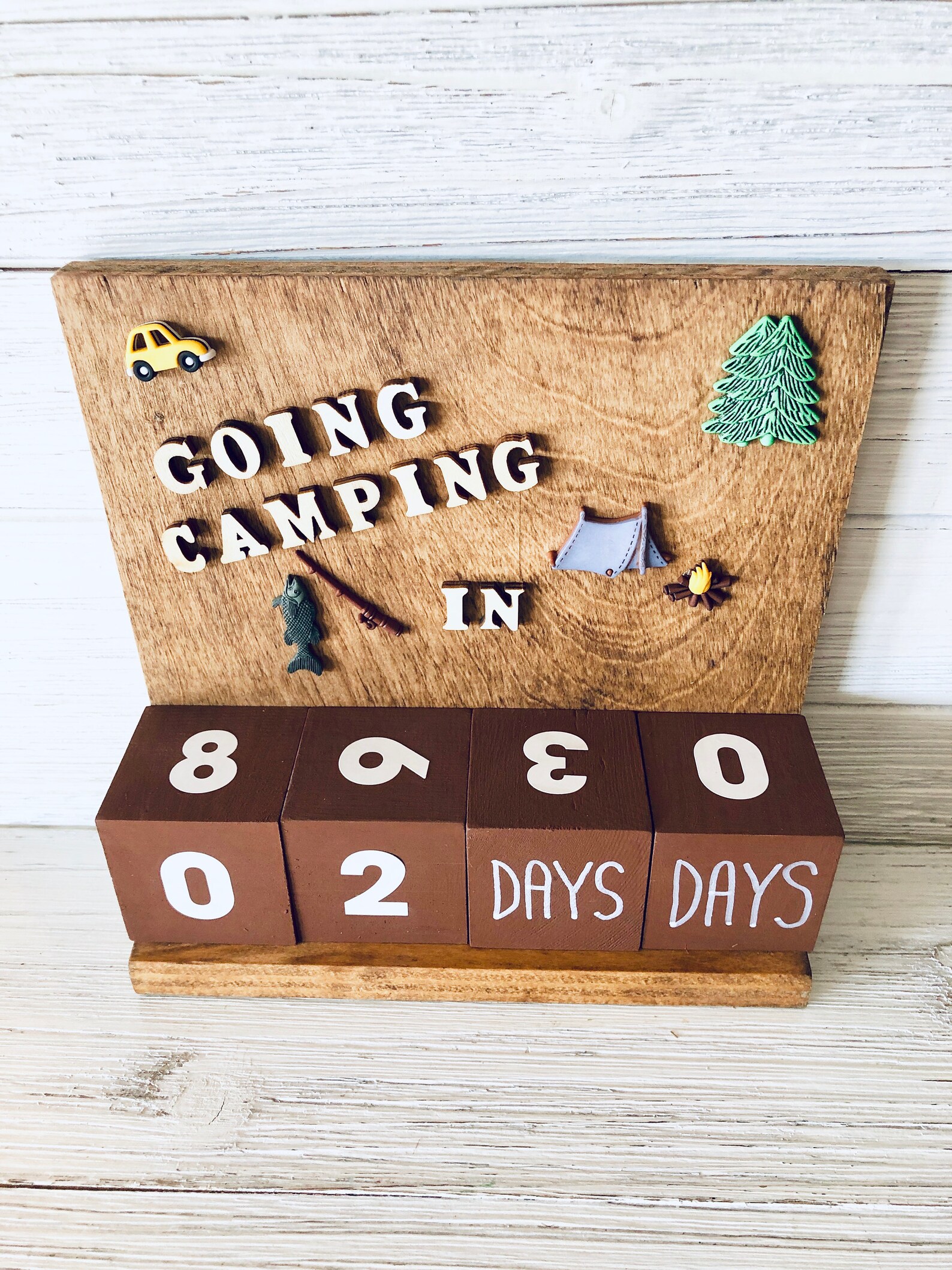Camping Countdown Calendar | Etsy
