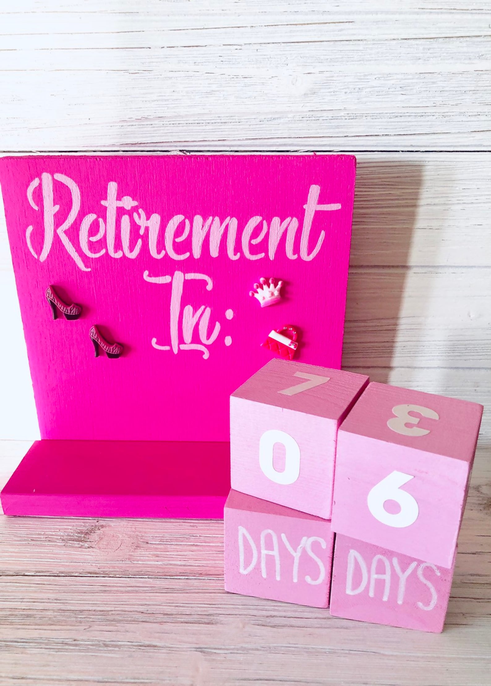 Ruhestand Countdown Kalender Bling Style Geschenk für Mama - Etsy Schweiz