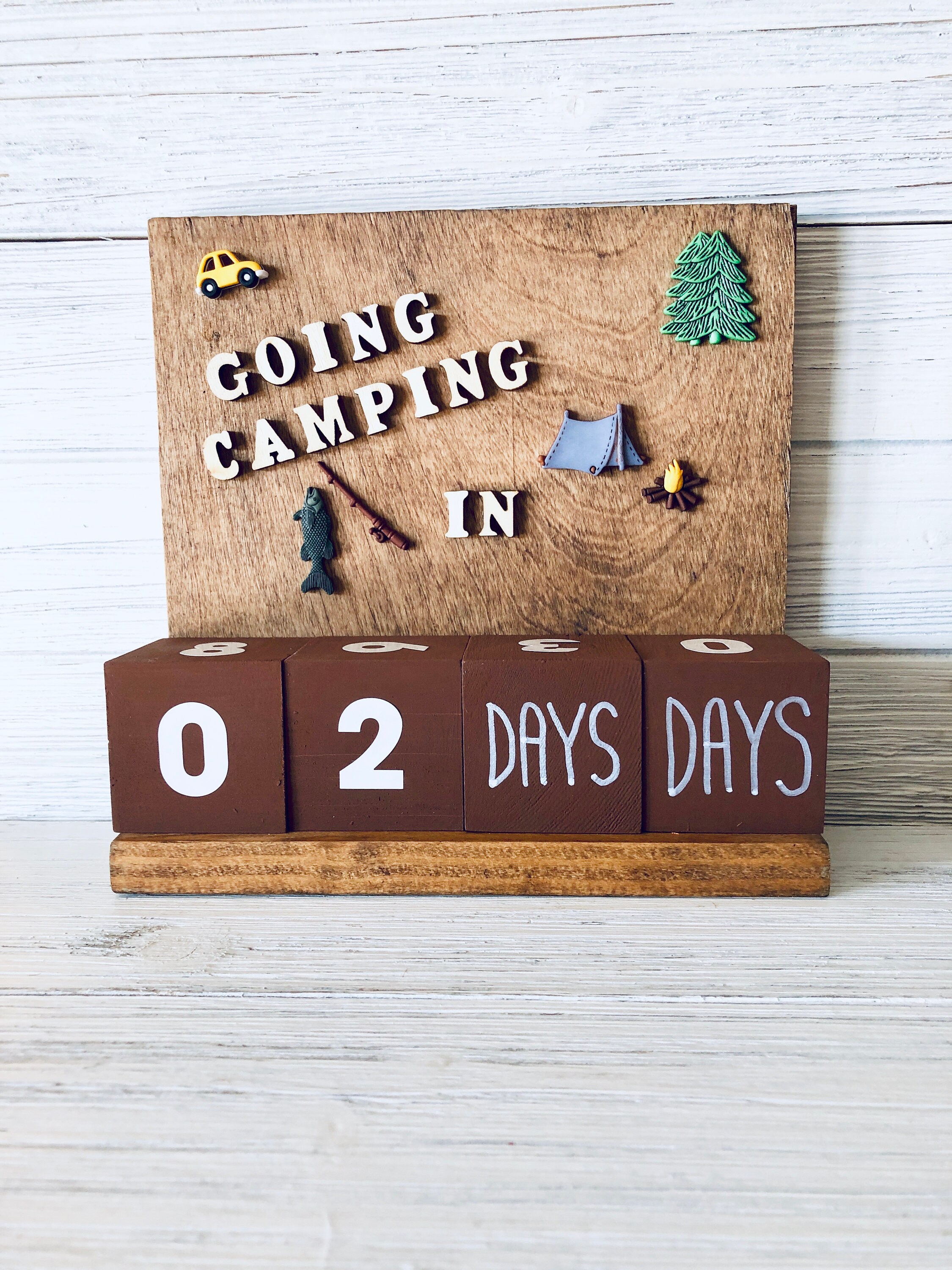 Camping Countdown Calendar | Etsy