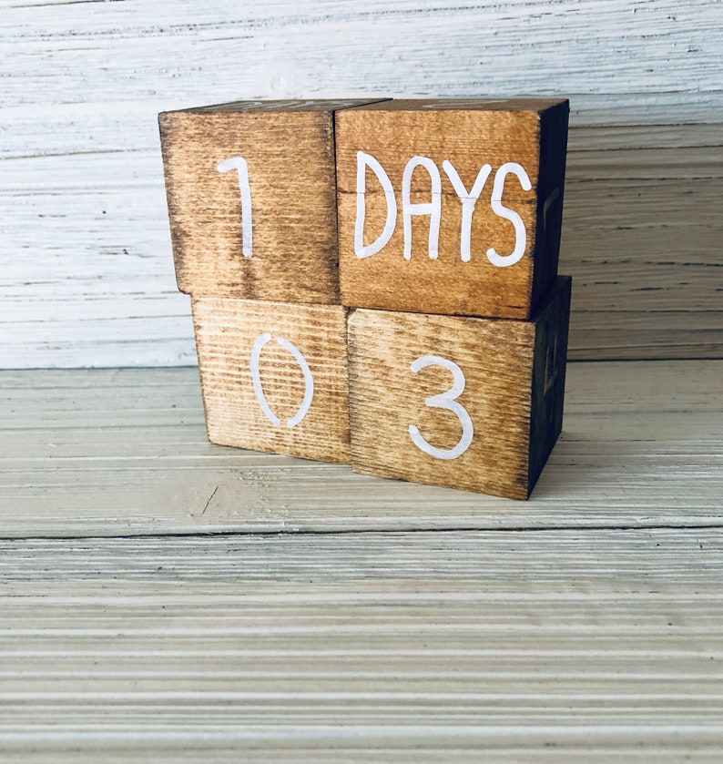 Retirement Countdown Calendar Bling Style Etsy