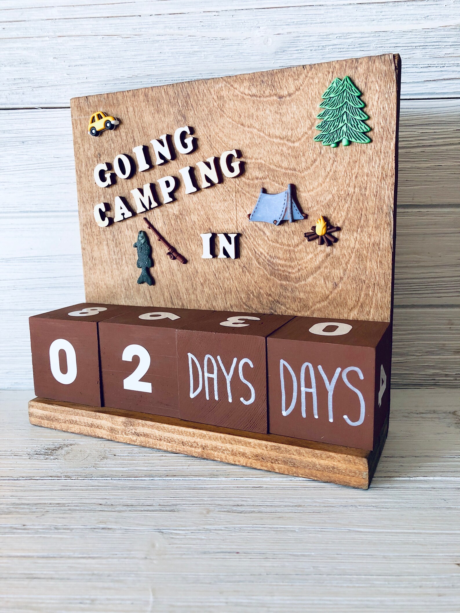 Camping Countdown Calendar | Etsy