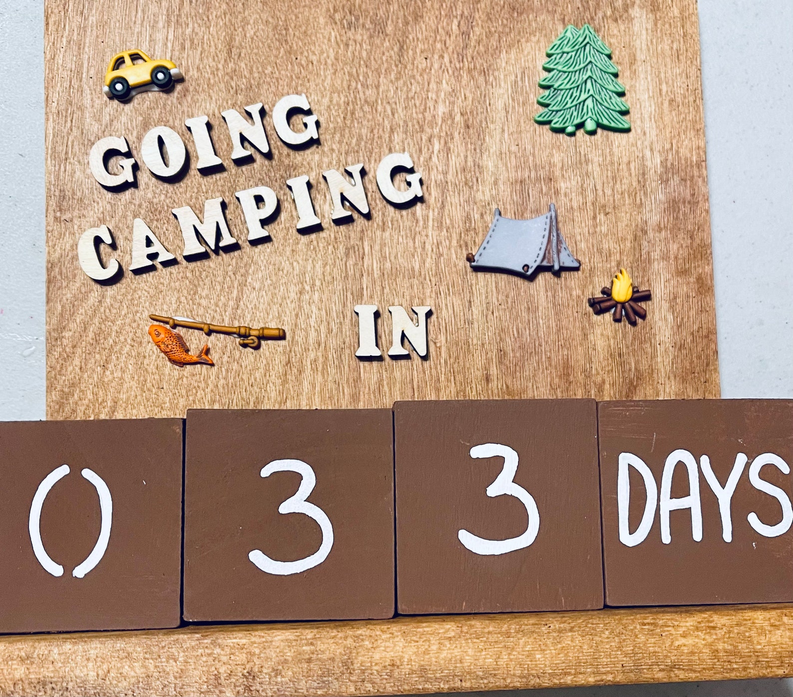 Camping Countdown Calendar | Etsy
