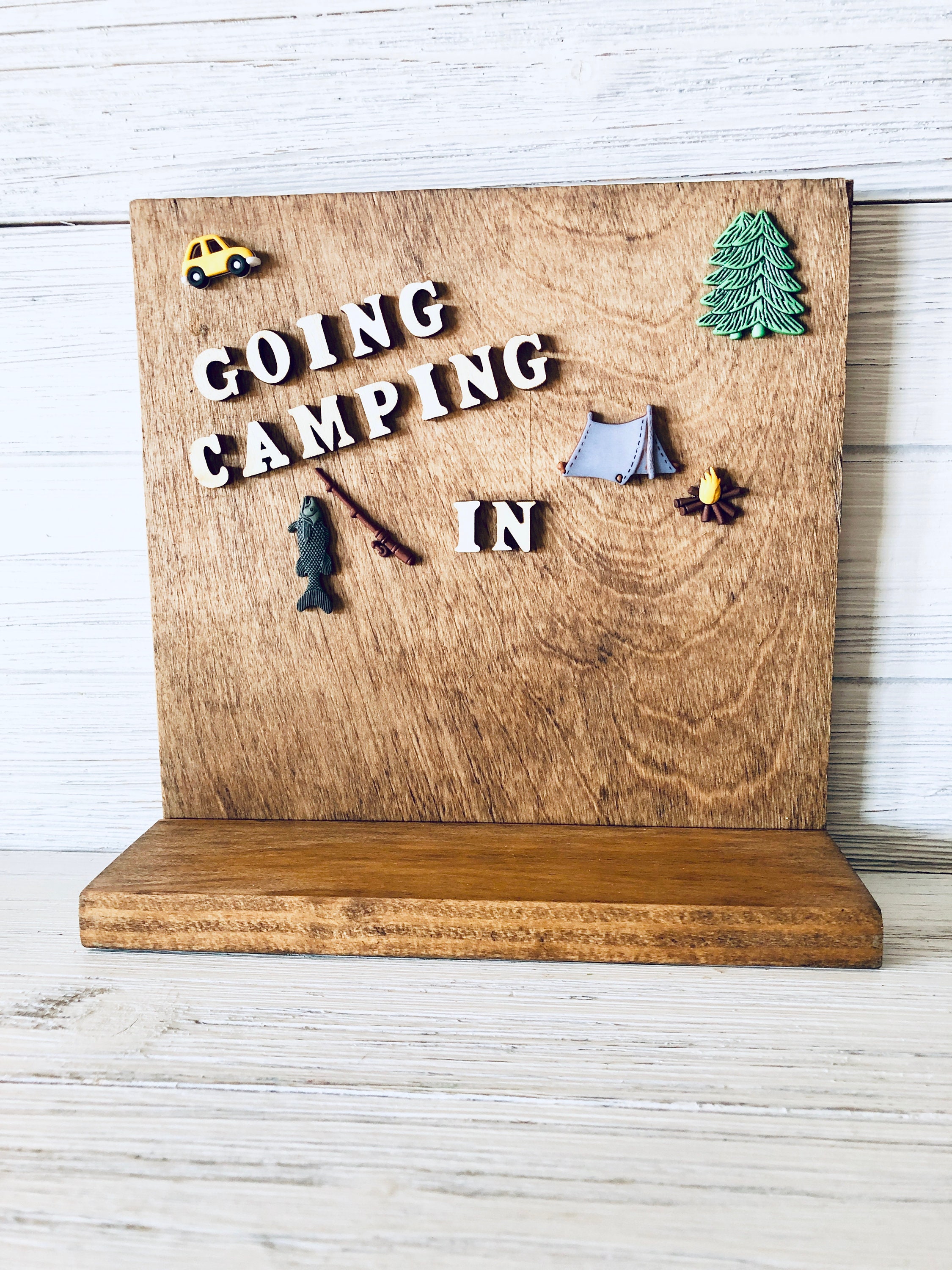 Camping Countdown Calendar | Etsy