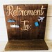 Retirement Countdown Calendar, Travel Theme, Gift for Parent, Gift for ...