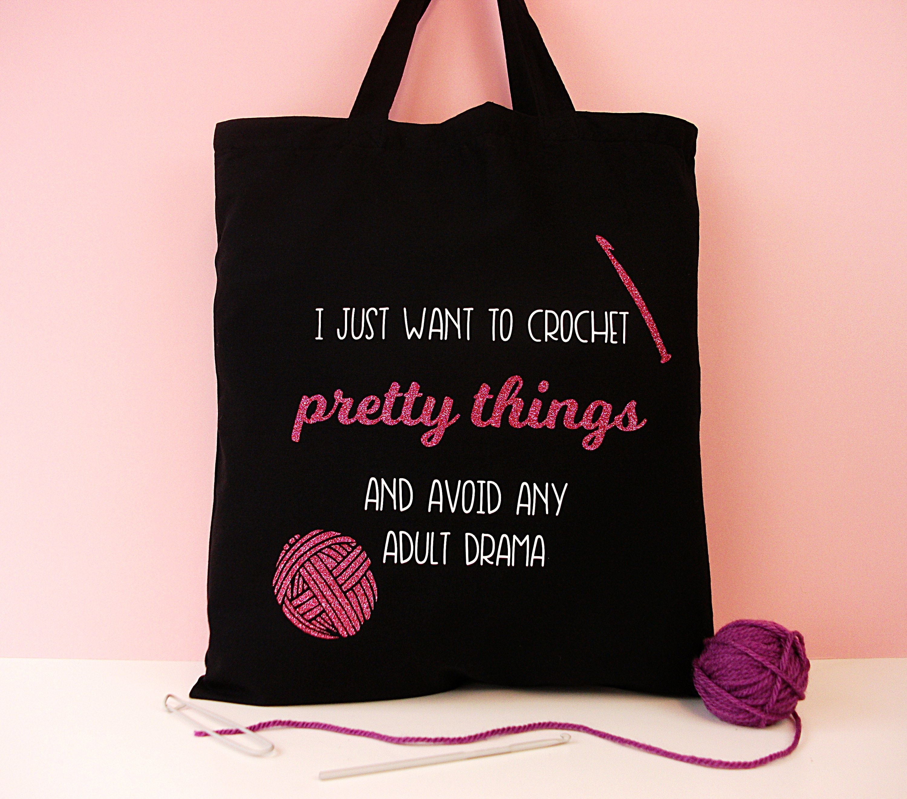 bags for crochet supplies