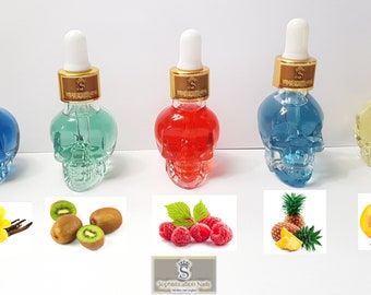Cuticle oil pipette bottle skull shape 15ml