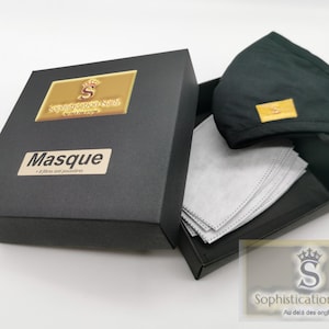 Masque, une boite et 8 filtres, pour poussières, virus, microbes.