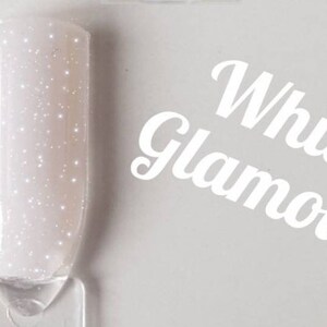 Acrylic nail resin 10gr White Glamour