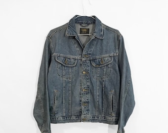 Vintage Carhartt Trucker Jacket USA Denim W/ Quilted Liner