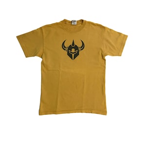 Vintage Darkstar Skateboards T-Shirt Selten Skateboarding Company Apparel Logo Retro Old School Skate Street Wear Gelb T-Shirt Größe M