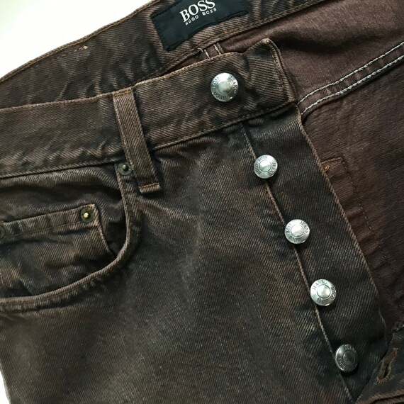 Vintage 90s Hugo Boss Jeans Pants Authentic Retro Was… - Gem