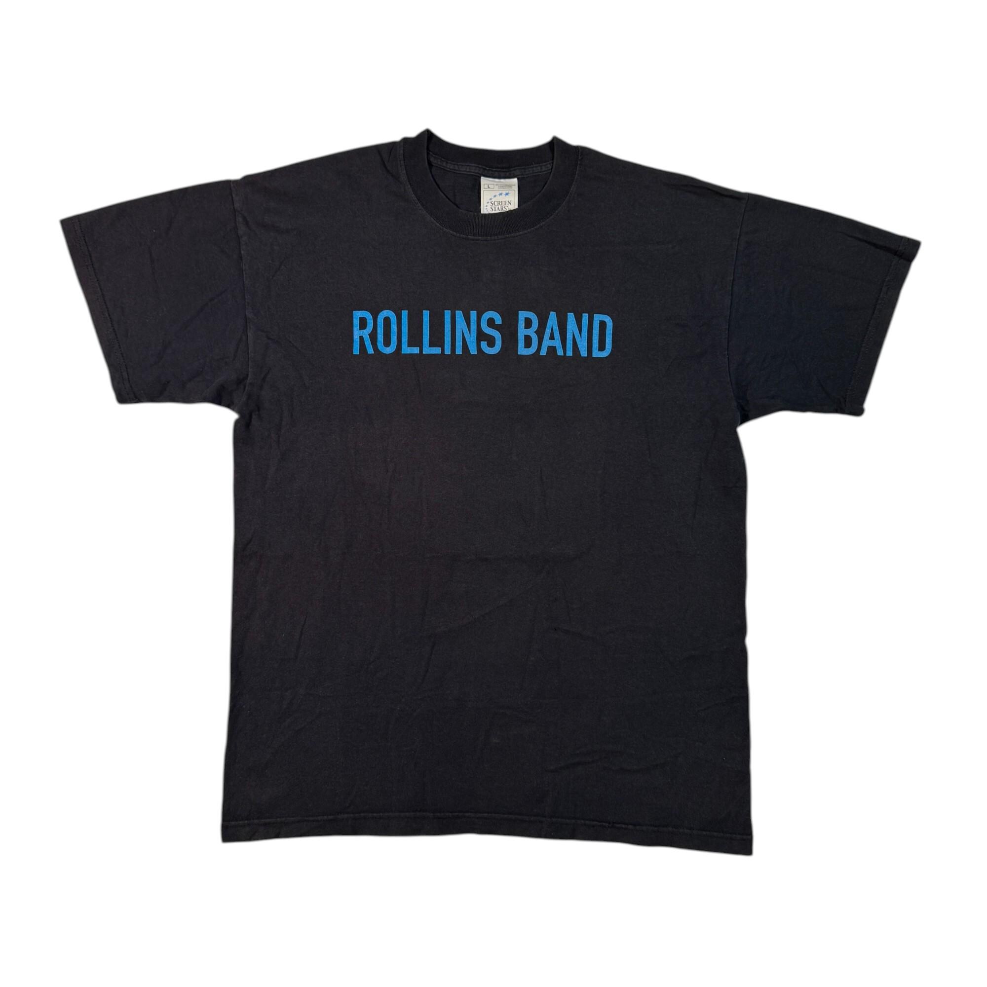 ヴィンテージバンドTシャツ ROLLINS BAND ツアーT Hanesタグ Vintage 2002 Rollins Band Europe Tour T-shirt Authentic Rare