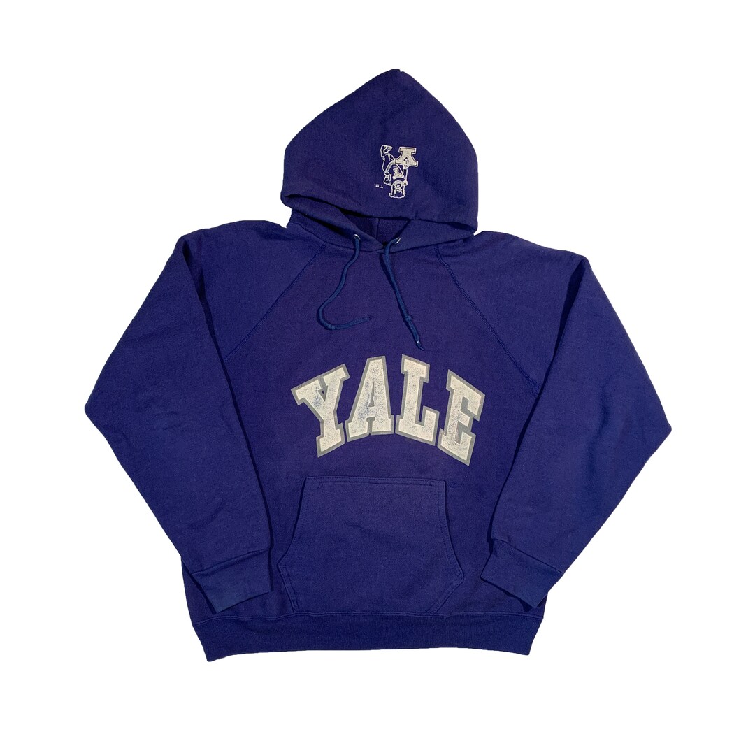 Vintage 90's Champion Reverse Weave Yale University Hoodie