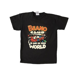 Vintage 1999 The Beano Club is Out Of This World T-shirt Authentique Dennis The Menace Rare Magazine Personnage De Bande Dessinée Enfants Tee S