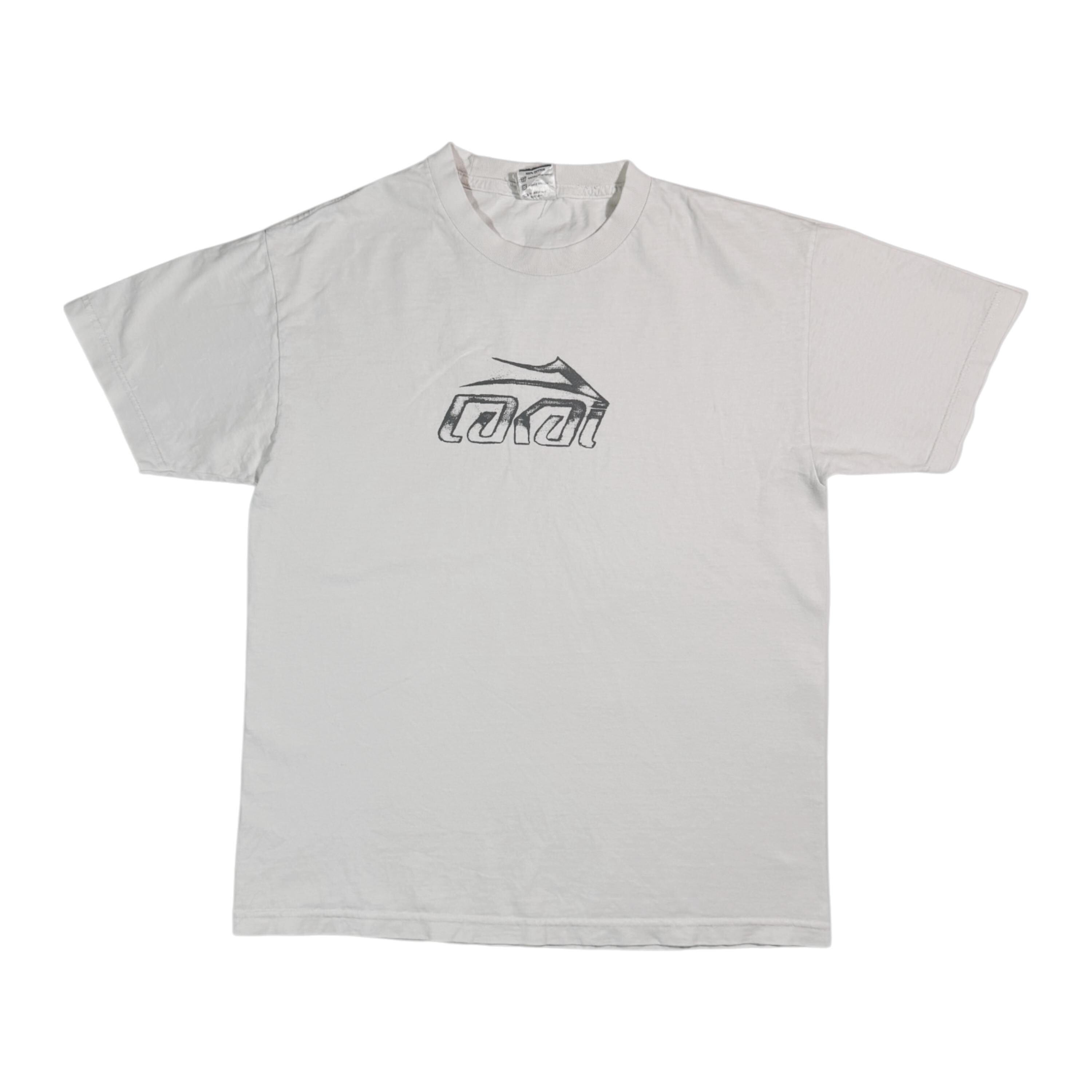 Vintage Lakai T-shirt Retro Skatboarding Footwear Brand Logo White Tee L