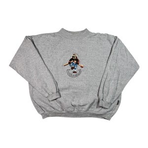 Vintage Smokey Bear Sweatshirt von Getaway Verhindert Waldbrände im Freien Rundhals Pullover Size L