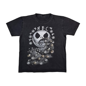 Vintage Alptraum T-shirt Retro Film Cartoon Sun Faded Schwarz Tee L