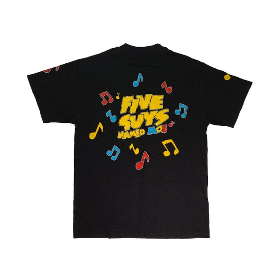 Vintage 1990 Five Guys Named Moe T-shirt Retro Jazz Rock and Roll