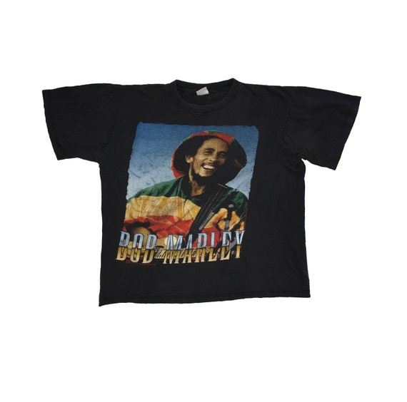 Vintage 1998 Bob Marley T-shirt Authentic Rare Jah Rasta Ska