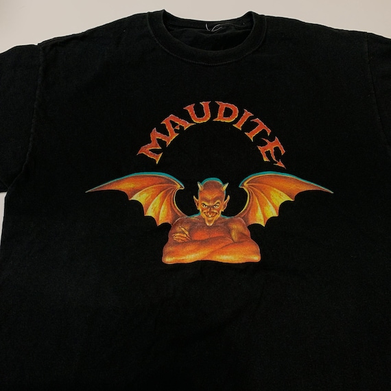 Vintage Maudite T-shirt Retro Alternative Gothic … - image 2
