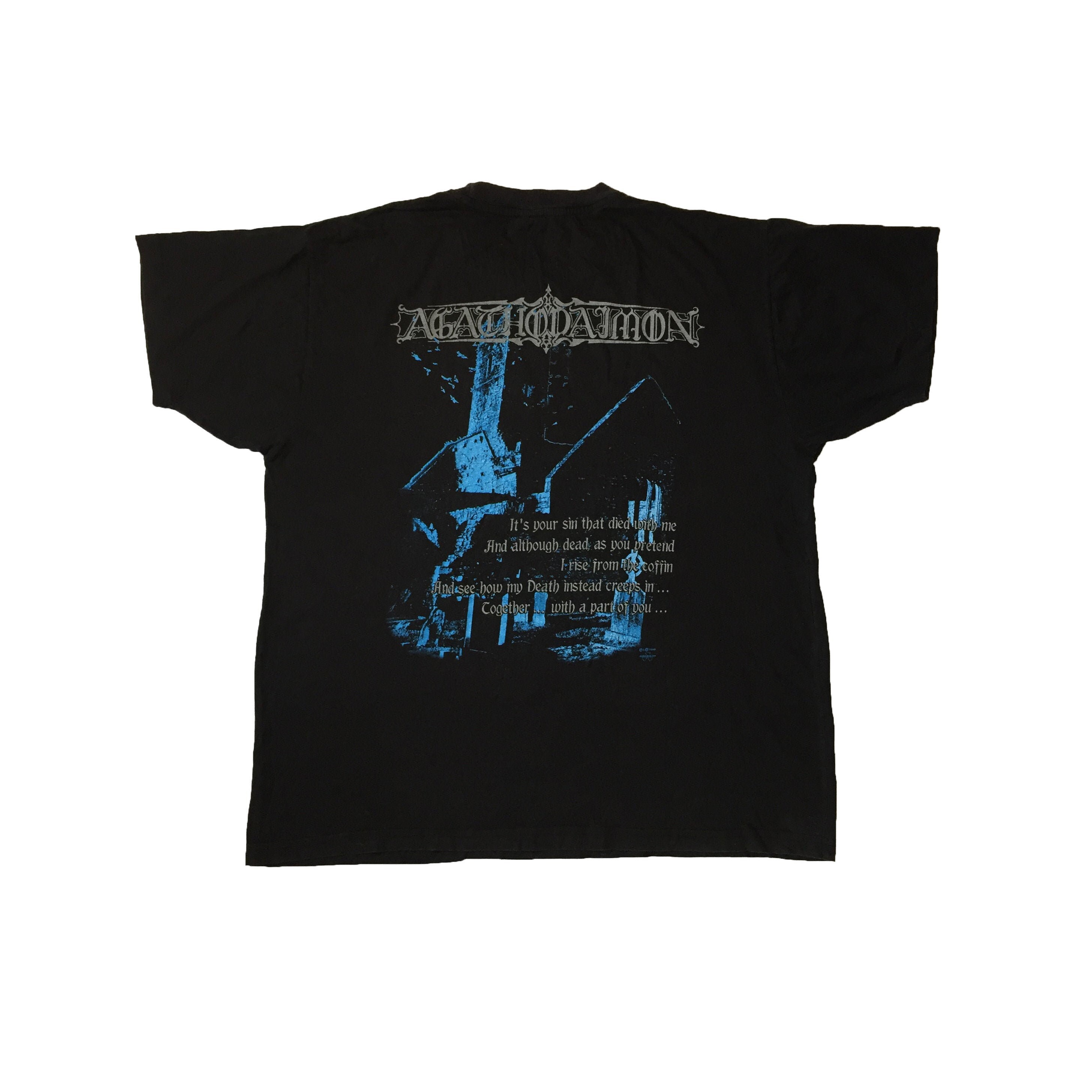 1999年製ヴィンテージ アガトダイモン Tシャツ 本物 レア Higher Art 