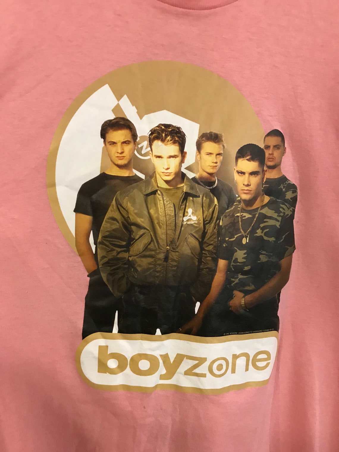 Vintage 1996 Boyzone Tshirt Rare Pop Boy Band Promo Concert Etsy