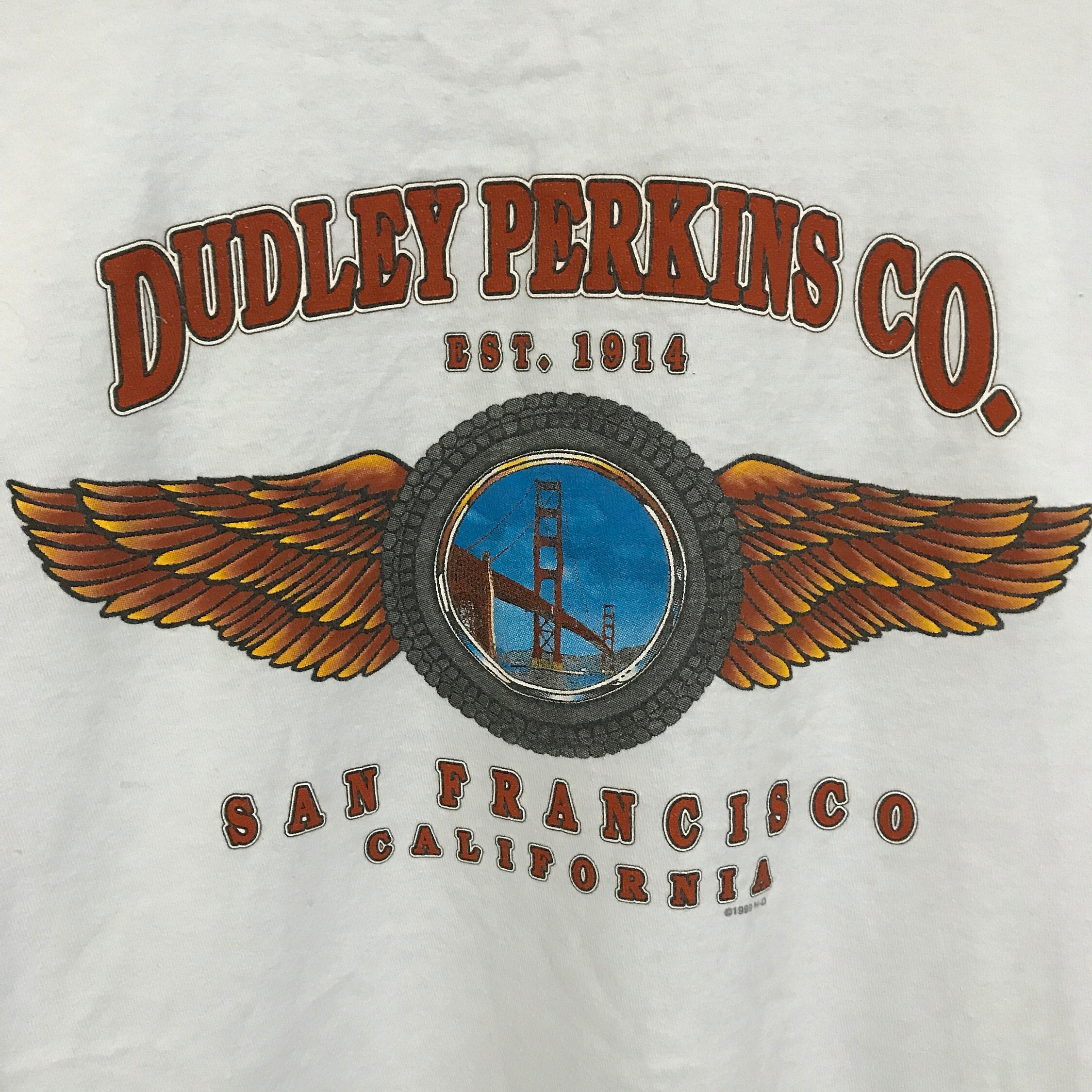 Vintage 1999 Harley Davidson Longsleeve T-shirt Dudley