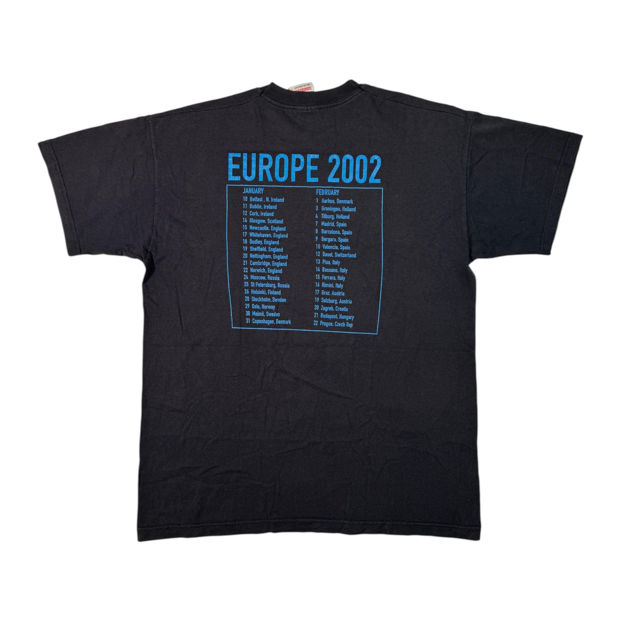 Vintage 2002 Rollins Band Europe Tour T-shirt Authentic Rare