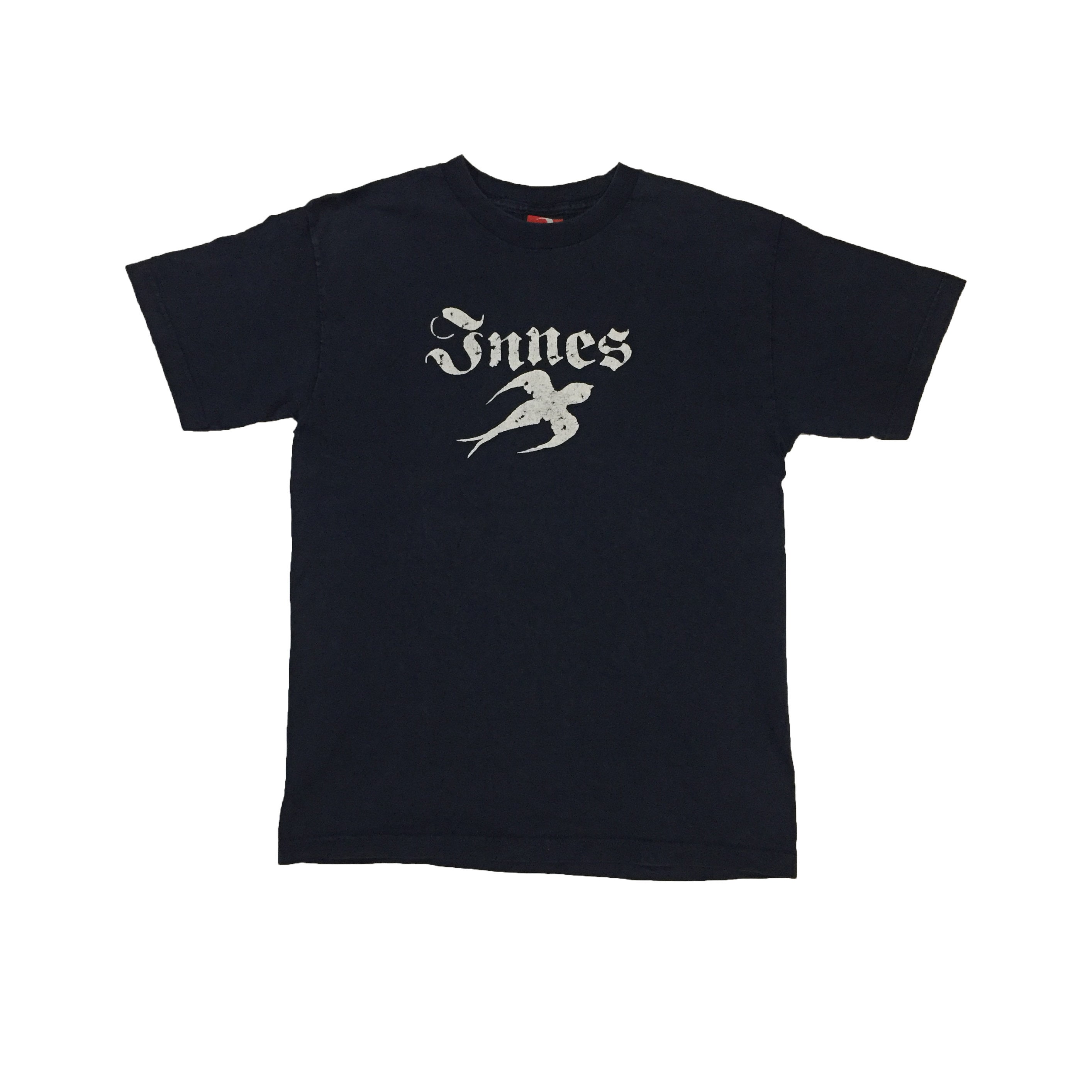 90-00s Innes Skateboardイネス Tシャツ L相当 ブラック Vintage 90s Innes Skateboarding T-shirt Rare Old School