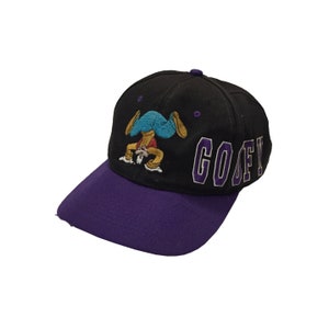 Vintage 90s Goofy Cap Rare Disney Mickey Mouse Character Snapback Animated  TV Show Series Cartoon Promo Merchandise Black Purple One Size