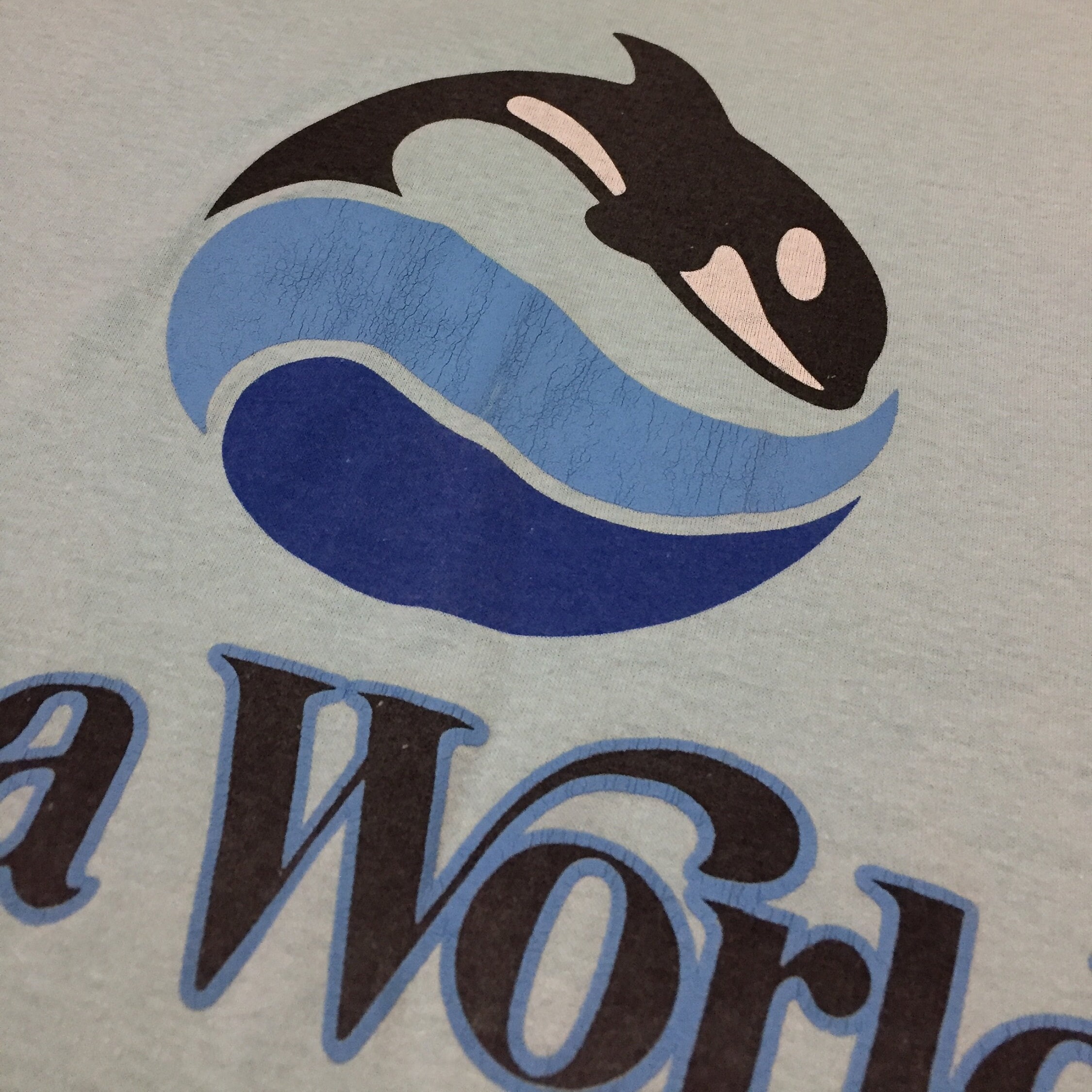 Vintage 1988 Sea World T-shirt Rare Theme Marine Zoological Parks