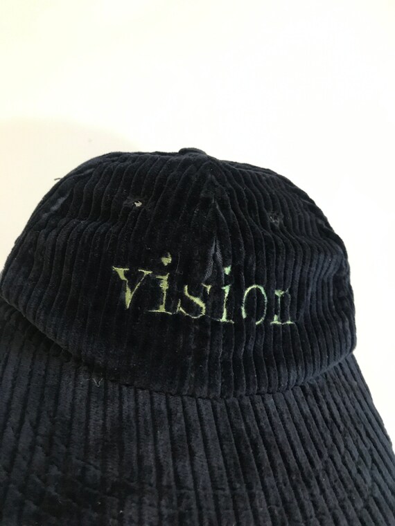 Vintage Vision Corduroy Cap Rare Old 