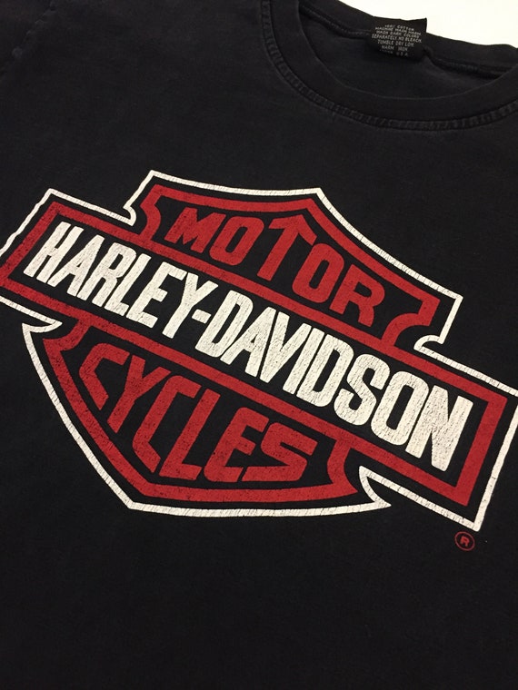 Vintage Harley Davidson T-shirt Rare Biker Retro … - image 2