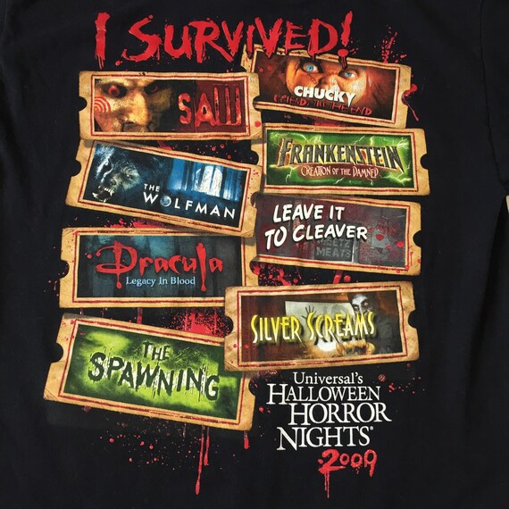 Vintage The Showtime Halloween Horror Nights T-sh… - image 5