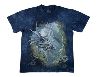Yijinstyle Chemise à Manches Courtes à Col Boutonné à Imprimé Dragon Chinois pour Hommes Femmes (Rouge, Asia S