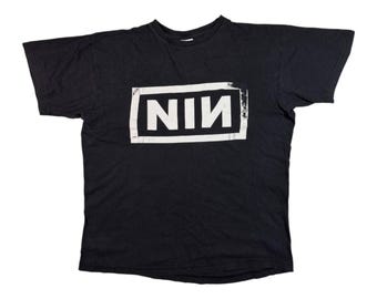 90s NINE INCH NAILS バンドT USA XL フェード NIN Nine Inch Nails Vintage T Shirt Large Further Down the Spiral