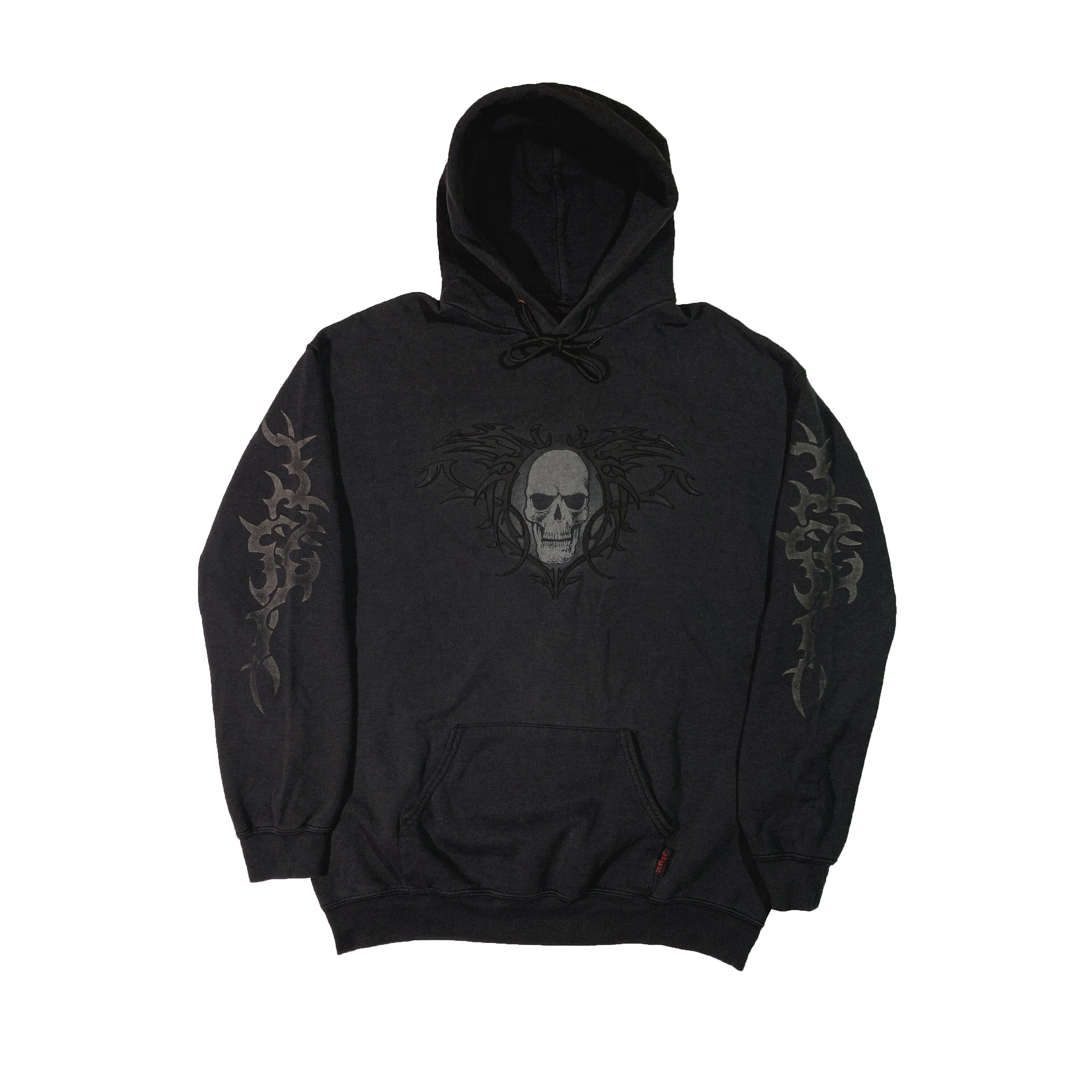 Vintage Skull Hoodie Y2k Tribal Gothic Punk Retro Goth Vintage Skull Hoodie Y2k Tribal Gothic Punk Retro Goth