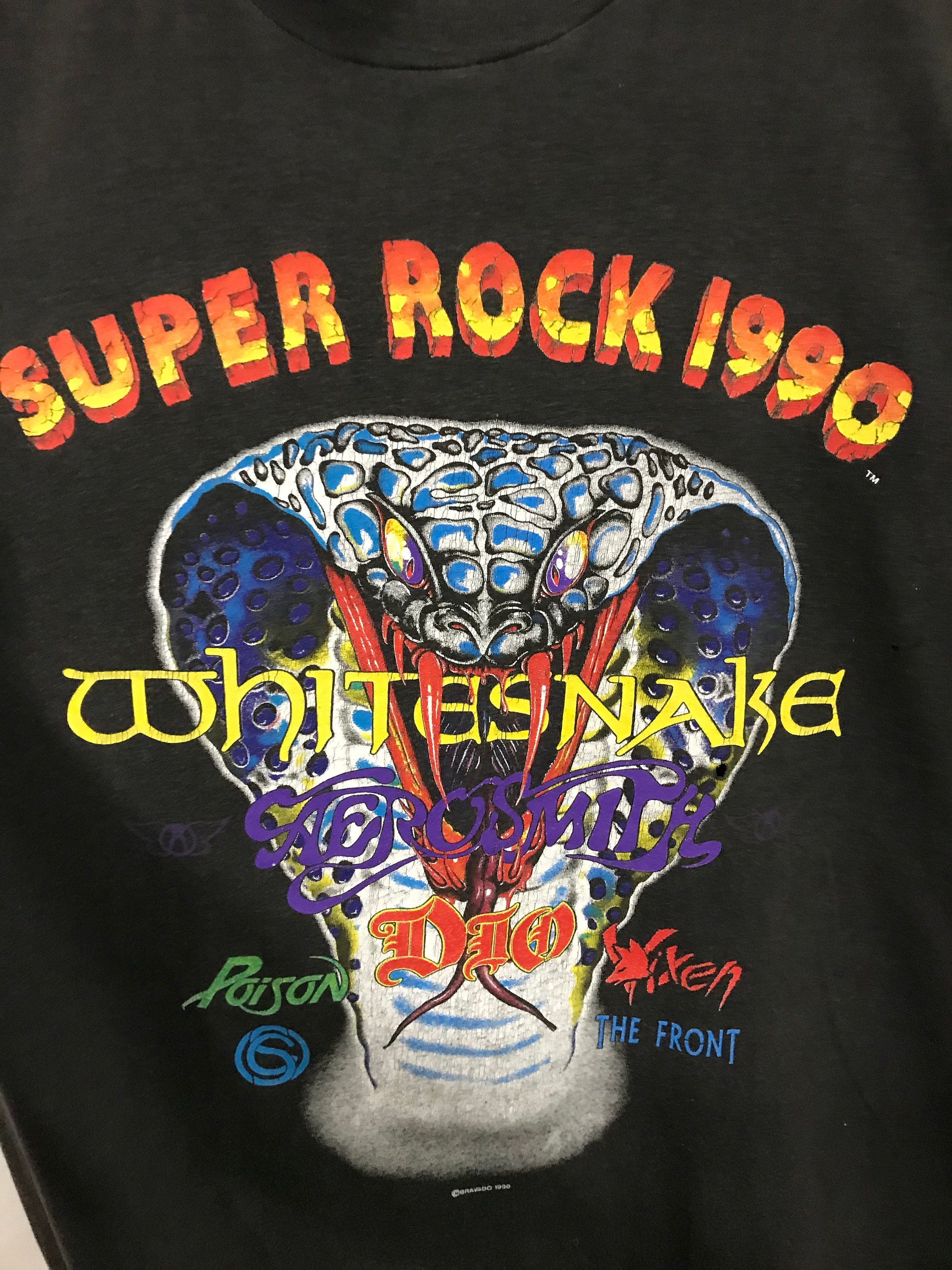 Vintage 1990 Super Rock T-shirt 