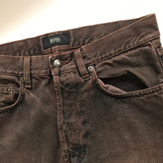 Vintage 90s Hugo Boss Jeans Pants Authentic Retro Was… - Gem