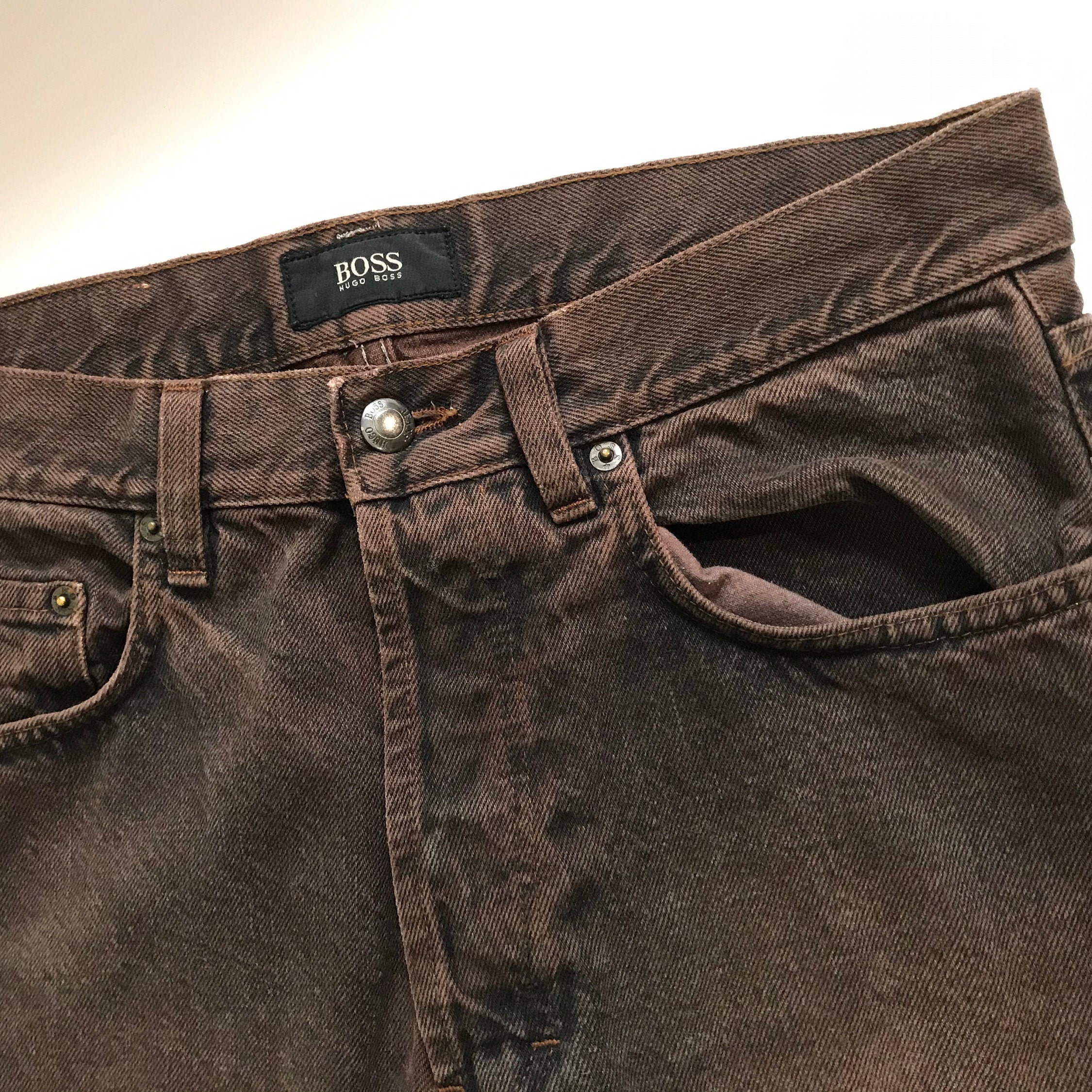 ヴィンテージ 90 年代 ヒューゴ ボス ジーンズ パンツ 本物 レトロ 