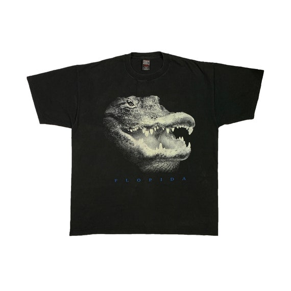 Vintage 90s Florida Alligator T-shirt Retro Souven