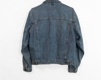 ゆみ　Vintage StitchedDenimJacket LLALAB Vintage 90s Lee Riders Denim Jacket Union Made Stonewash