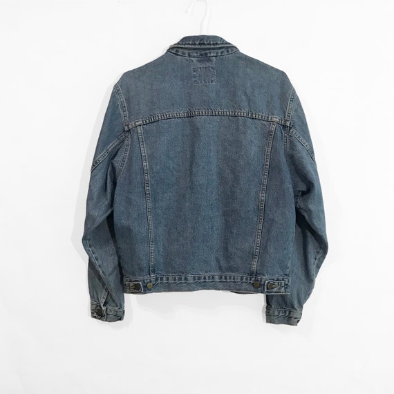 Vintage 90s Lee Riders Denim Jacket Union Made Stonewash