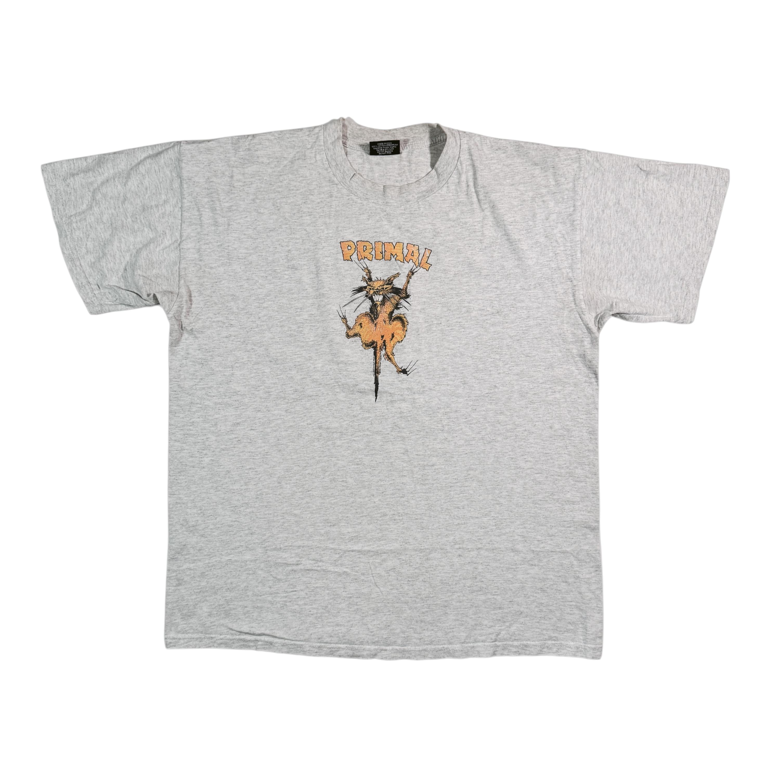 USA製 PRIMAL WEAR Tシャツ ヴィンテージ Vintage 90s Primal Wear Skeleton Bones Bike Cycling Graphic