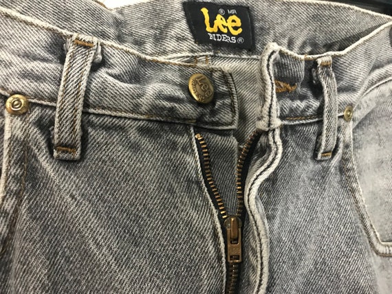 Vintage 80's Lee Riders Jeans Distressed Retro De… - image 7