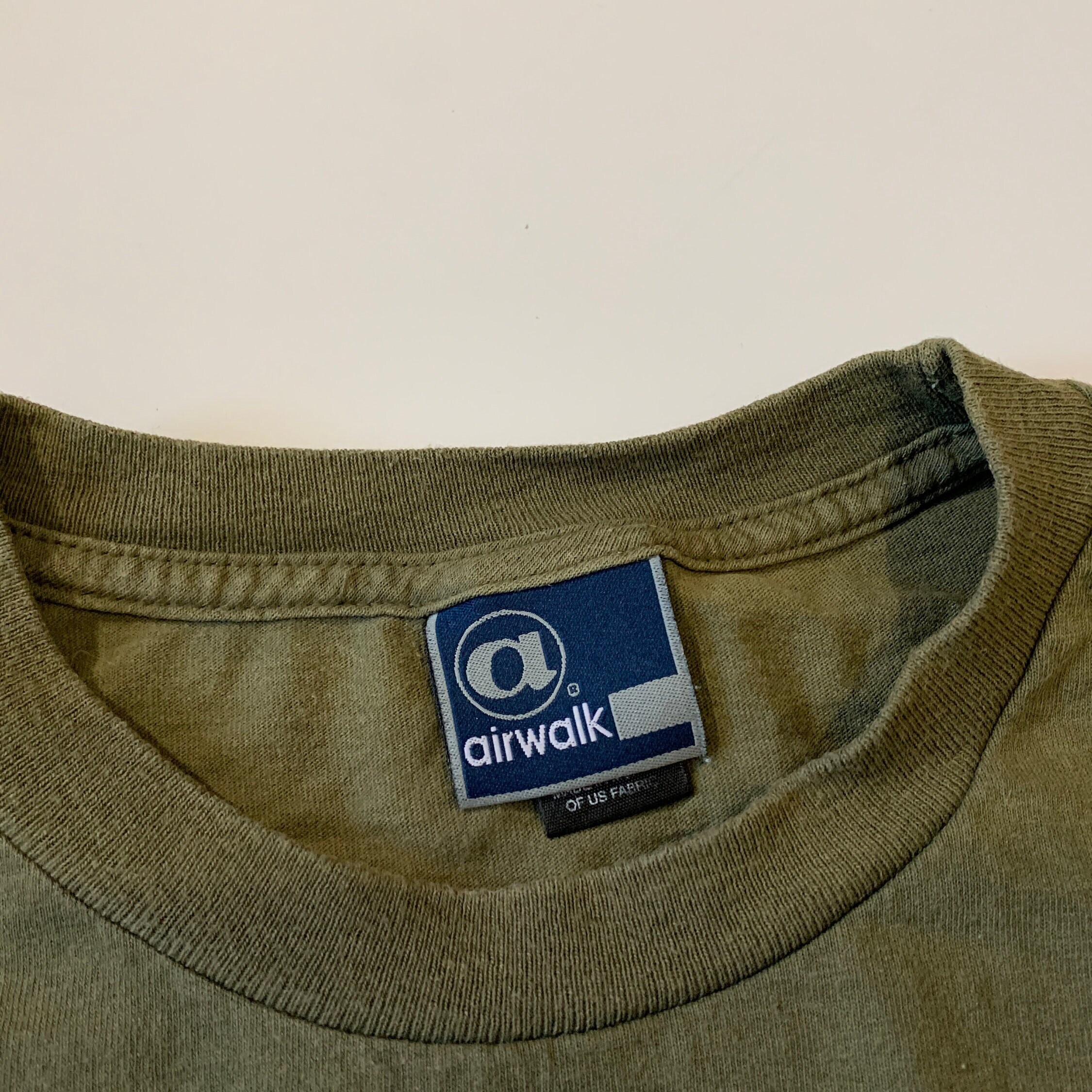 Vintage 90s Airwalk T-shirt Rare Skateboarding Brand Company