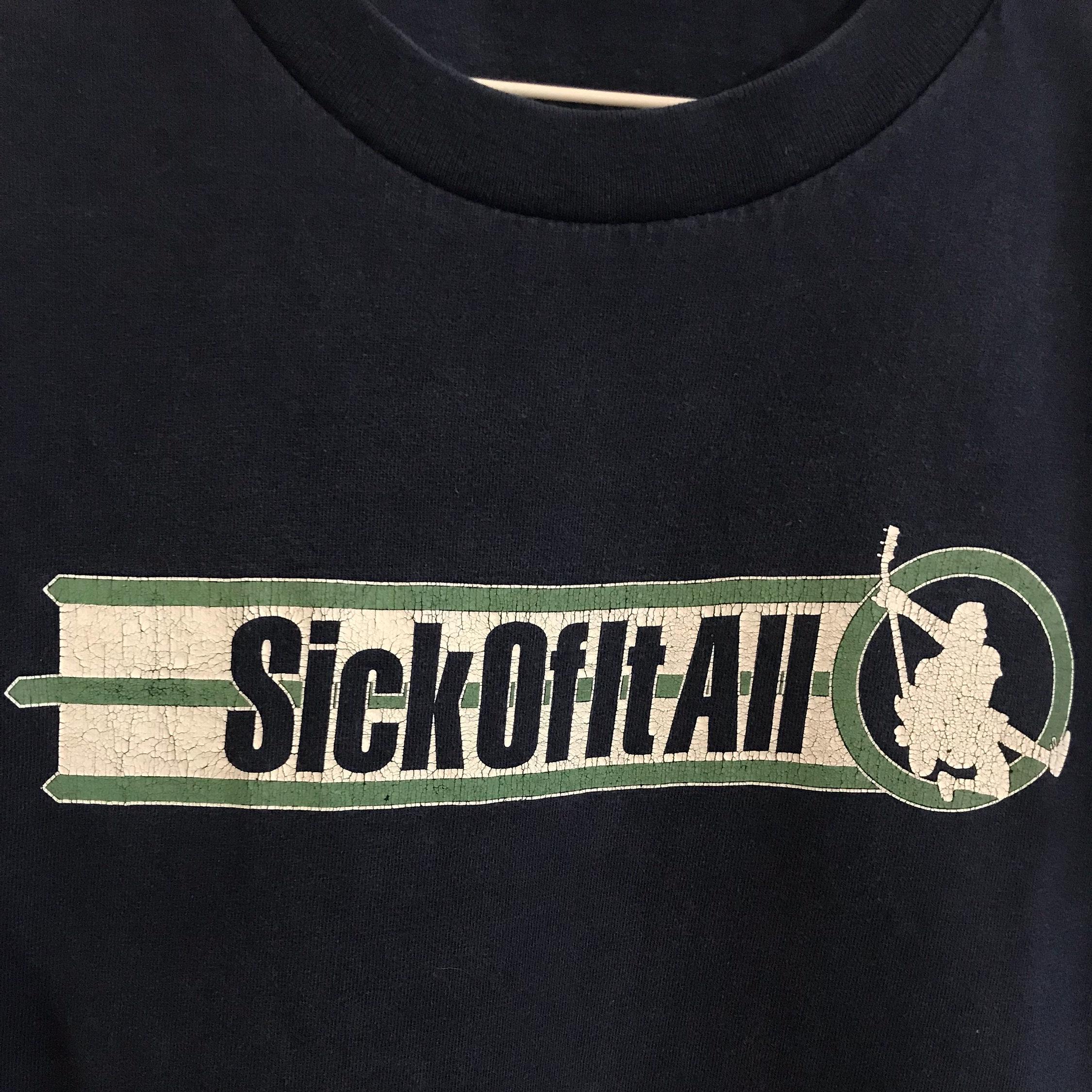 入荷now 買えない ヴィンテージ 90 年代 Sick Of It All Worldwide ハードコア T ミュージシャン